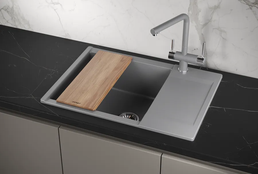 Мойка для кухни Granula Estetica 7003 алюминиум, 70х50 см, прямоугольная