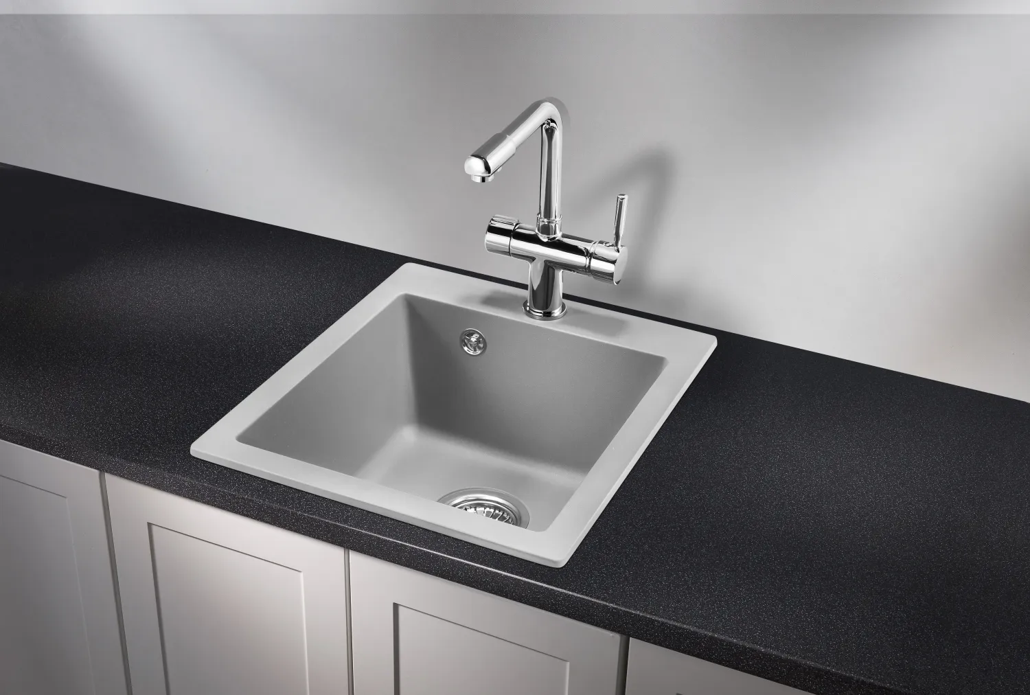 Мойка для кухни Granula 4201 алюминиум, 41,5х49 см, квадратная