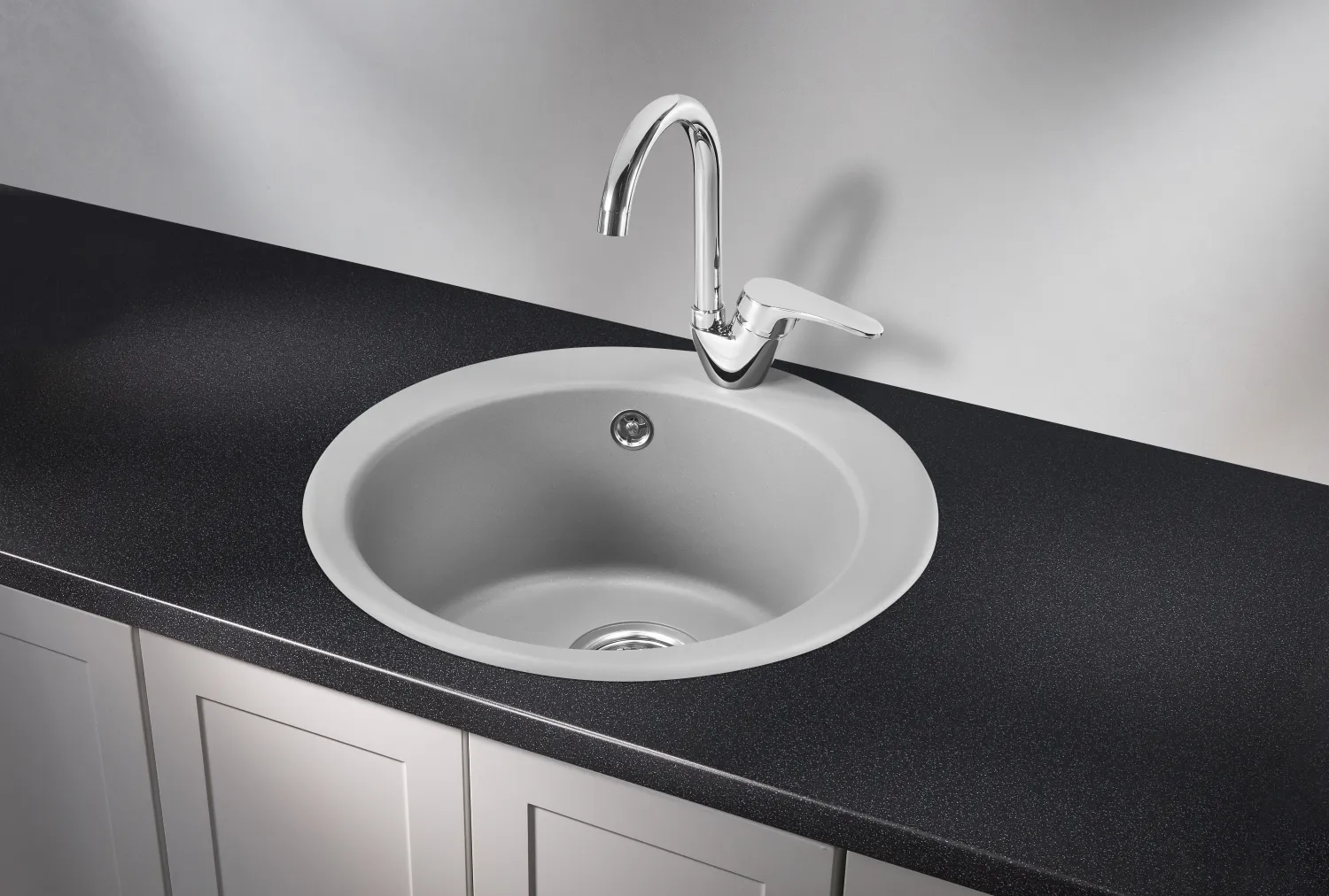 Мойка для кухни Granula 4801 алюминиум, D48 см, круглая