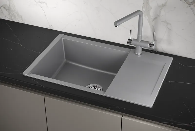 Мойка для кухни Granula Estetica 7807 алюминиум, 78х50 см, прямоугольная