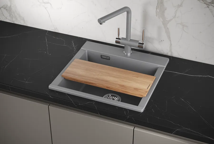 Мойка для кухни Granula Estetica 5201 алюминиум, 52х50 см, прямоугольная