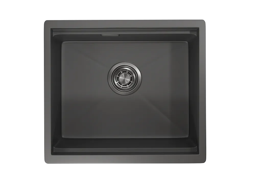 Мойка для кухни Granula Kitchen Space 5045U графит матовый, 50х44,5 см, прямоугольная