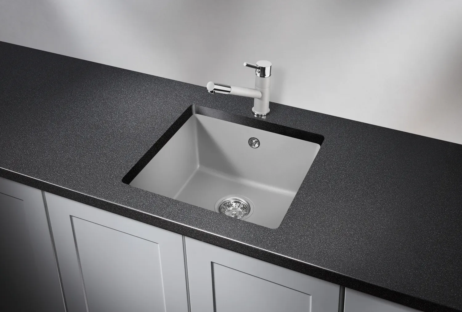 Мойка для кухни Granula 4451 алюминиум, 45,5х46 см, квадратная