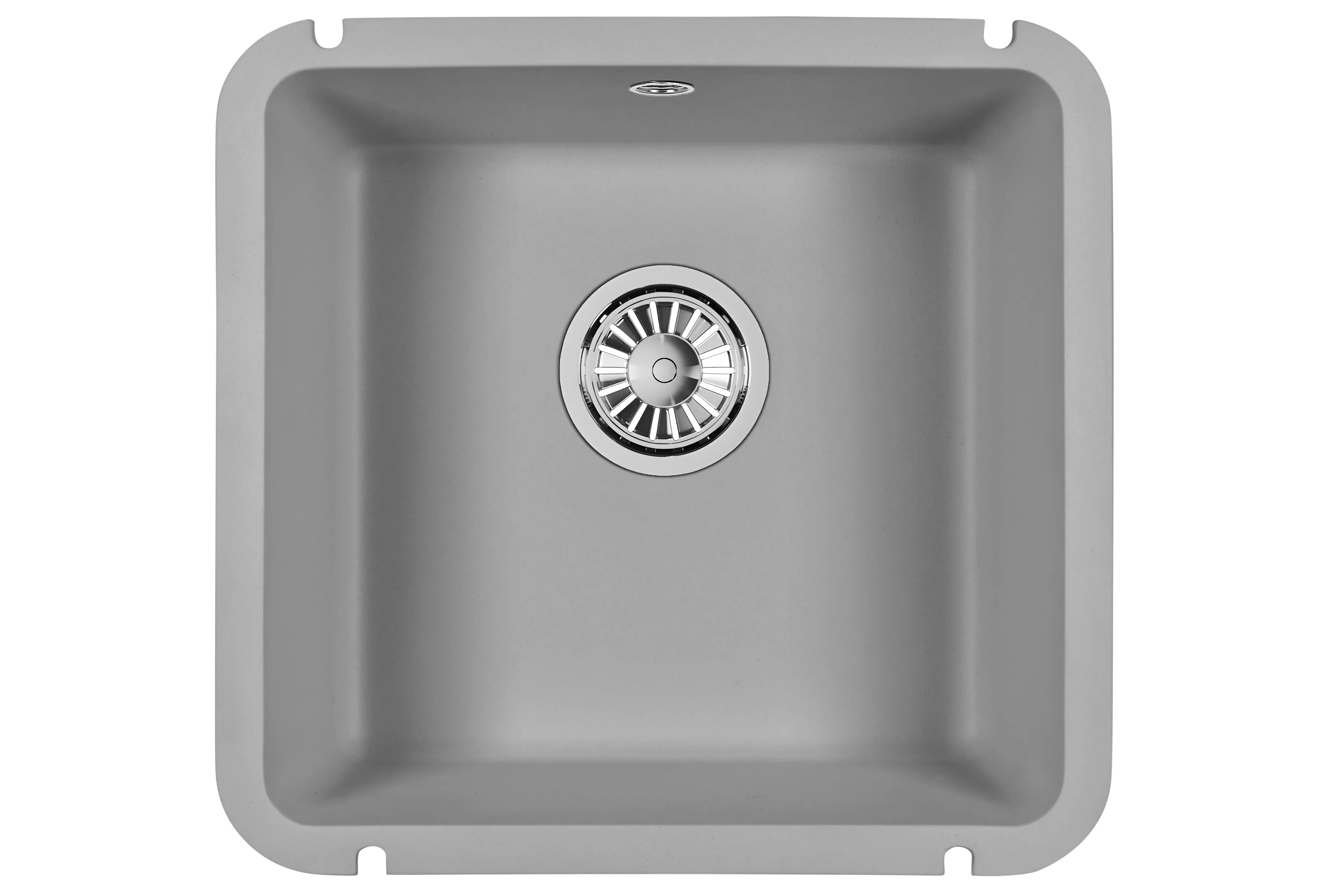 Мойка для кухни Granula 3801 алюминиум, 43,5х45,5 см, квадратная