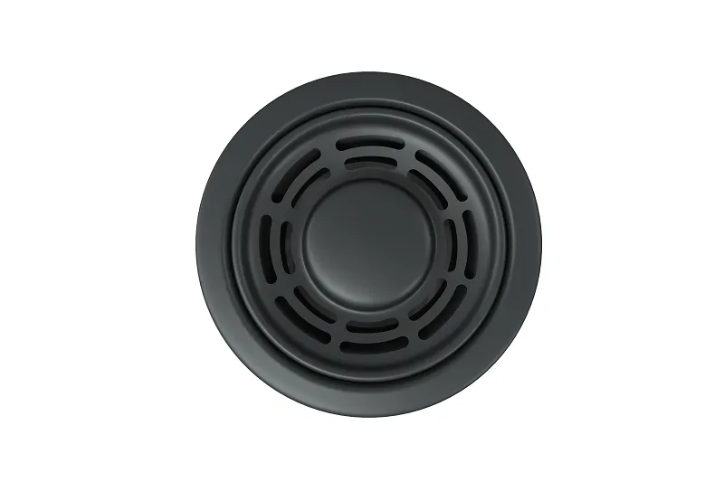 Сифон для мойки Granula с прямоугольным переливом, черный матовый