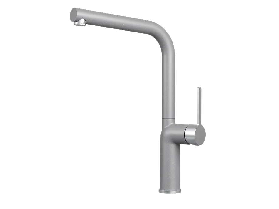 Смеситель для кухни Granula 9502 алюминиум