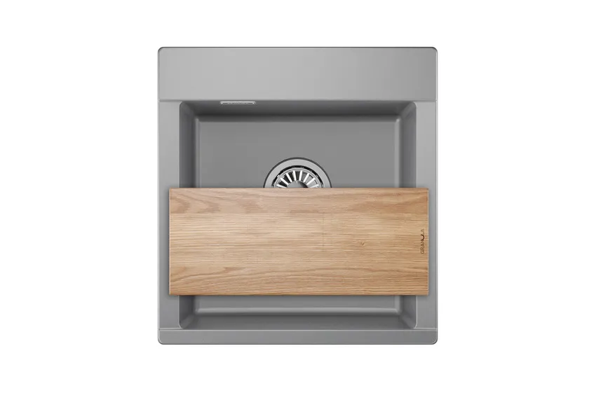 Мойка для кухни Granula Estetica 4701 алюминиум, 47х50 см, квадратная