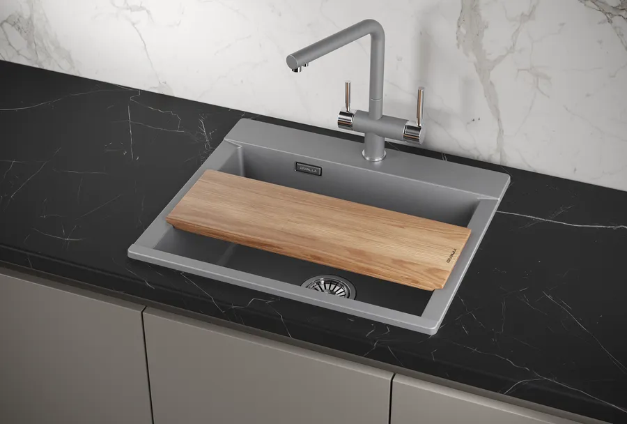 Мойка для кухни Granula Estetica 5804 алюминиум, 58х50 см, прямоугольная