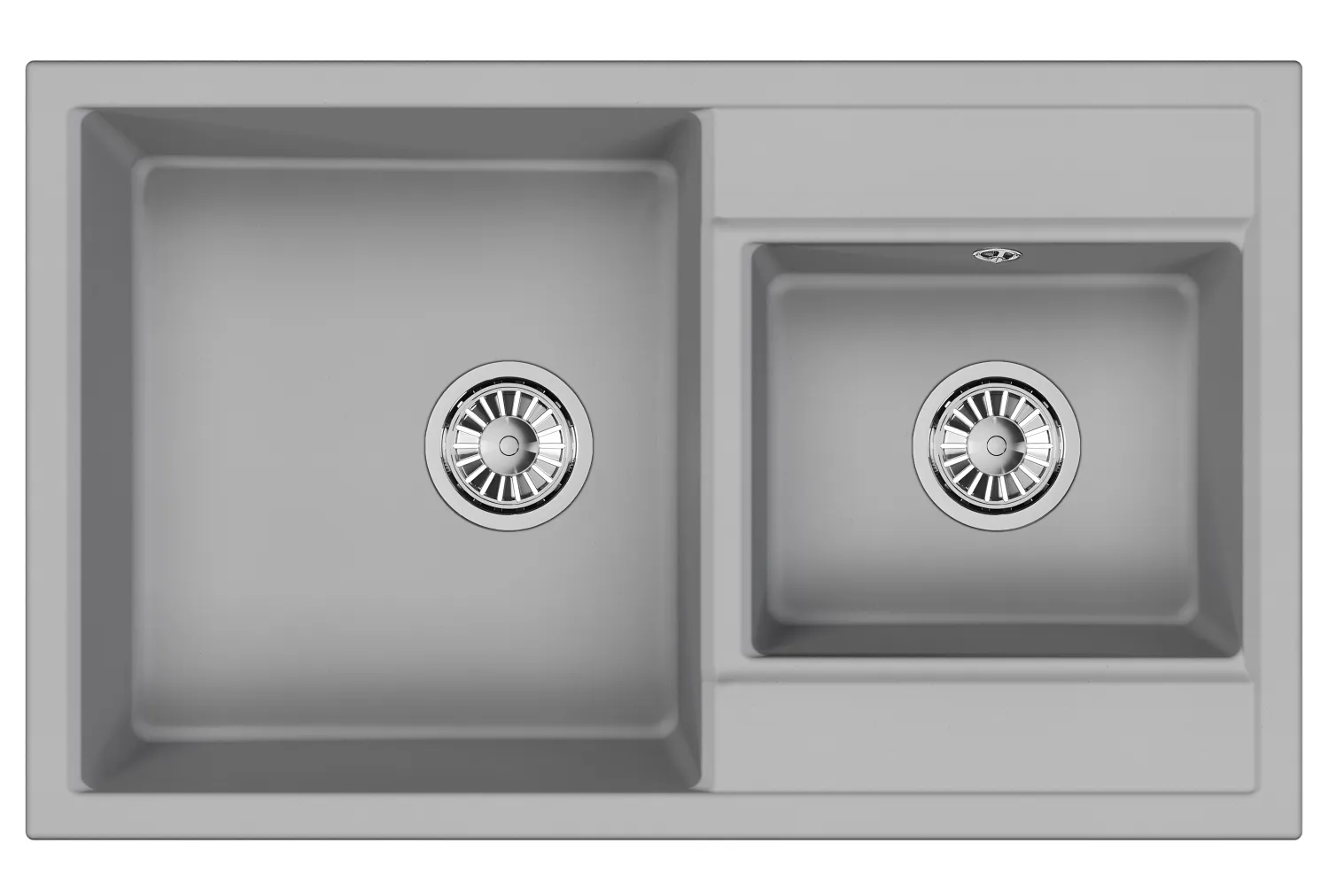 Мойка для кухни Granula 8201 алюминиум, 82х50 см, прямоугольная