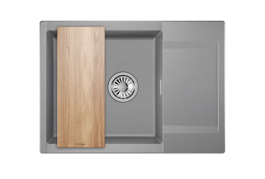 Мойка для кухни Granula Estetica 7003 алюминиум, 70х50 см, прямоугольная