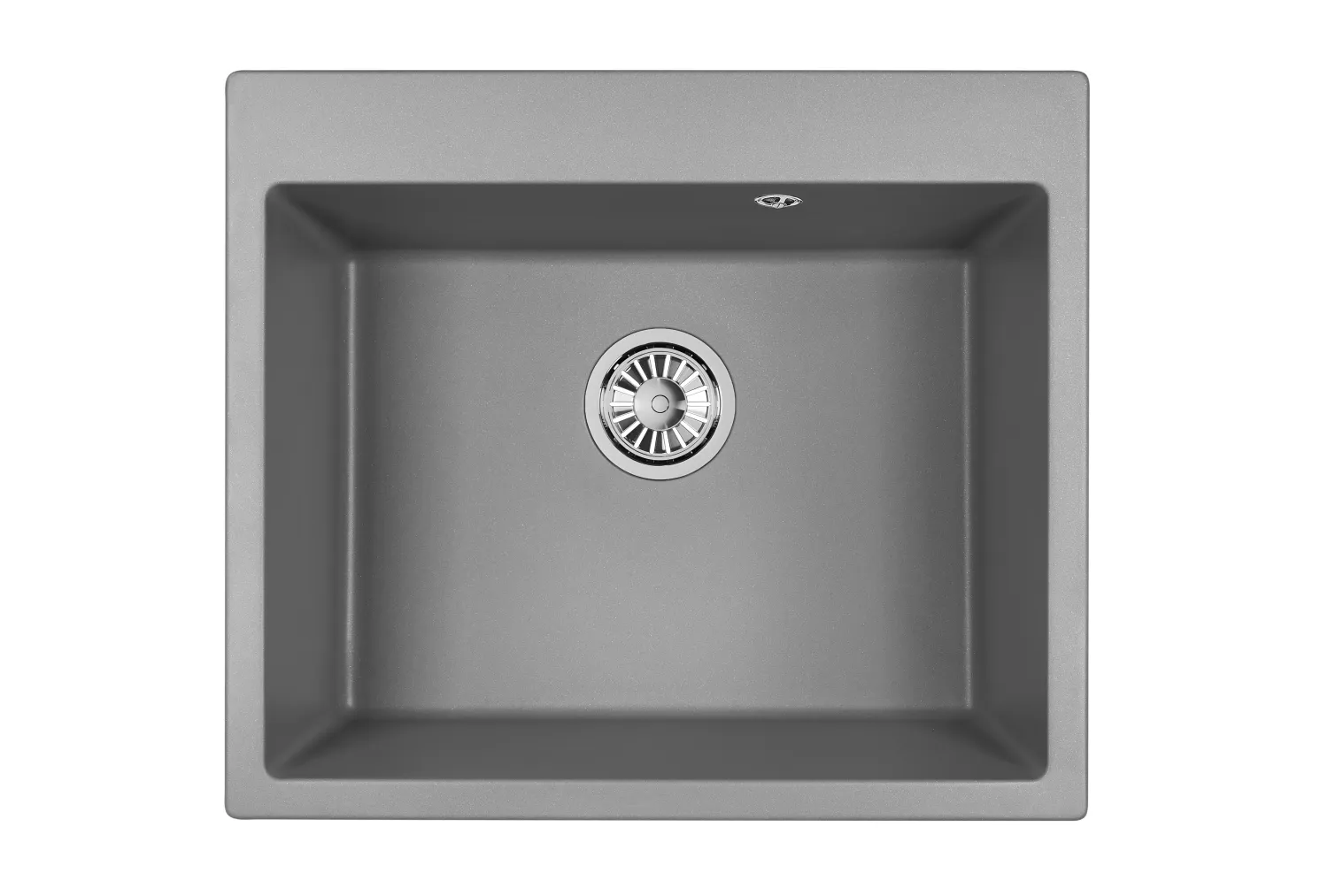 Мойка для кухни Granula 6001 алюминиум, 60х52 см, квадратная