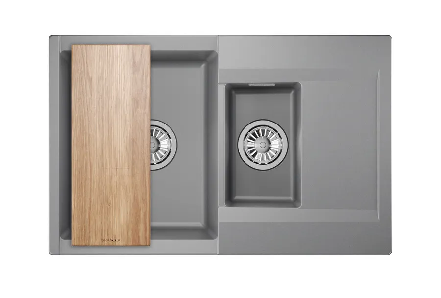 Мойка для кухни Granula Estetica 7808 алюминиум, 78х50 см, прямоугольная