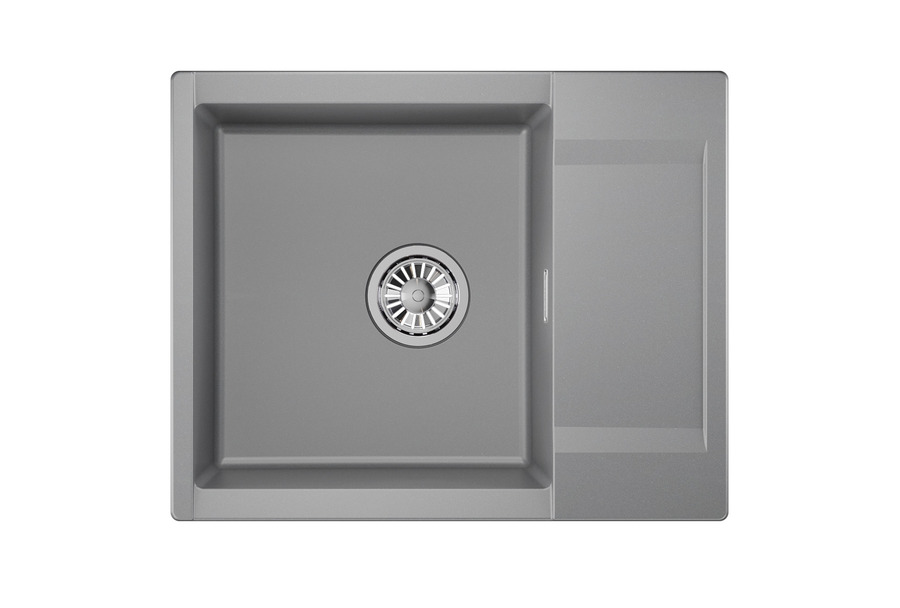ES-6202, АЛЮМИНИУМ, кухонная мойка, кварц, ESTETICA